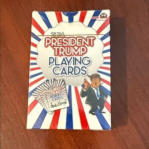 Zupa President Trump Playing Cards